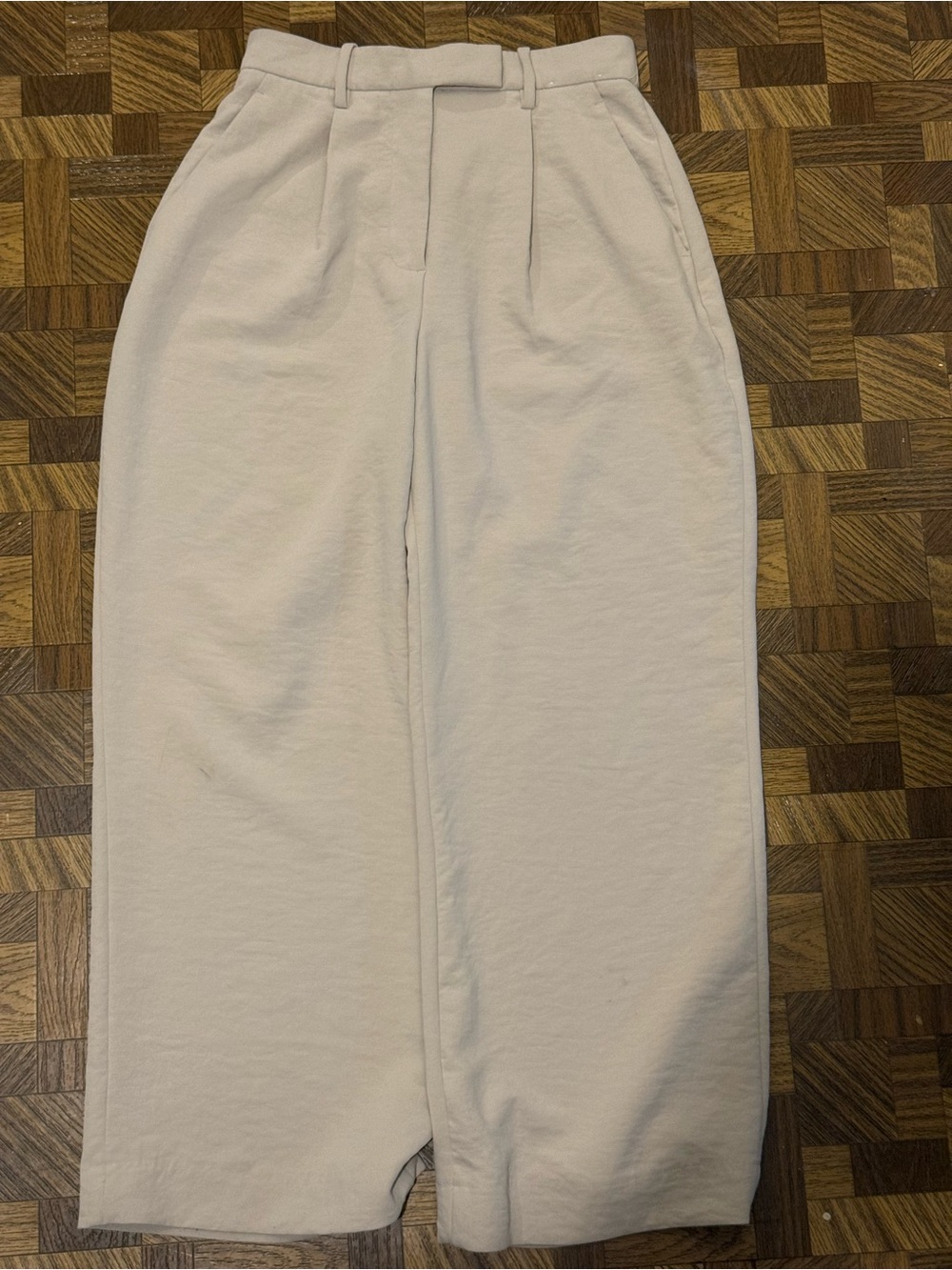 Abercrombie & Fitch Light Beige Curve Love Pants